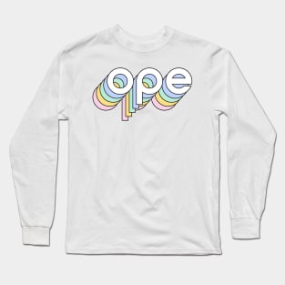 Rainbow Pastel Ope Long Sleeve T-Shirt